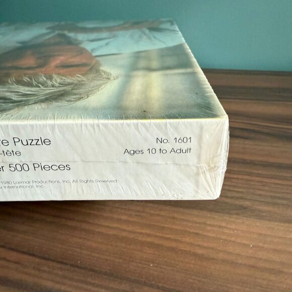 Vintage 80's Dallas Picture Puzzle Jock Ewing No. 1601 Over 500 Pieces Sealed - Picture 5 of 7